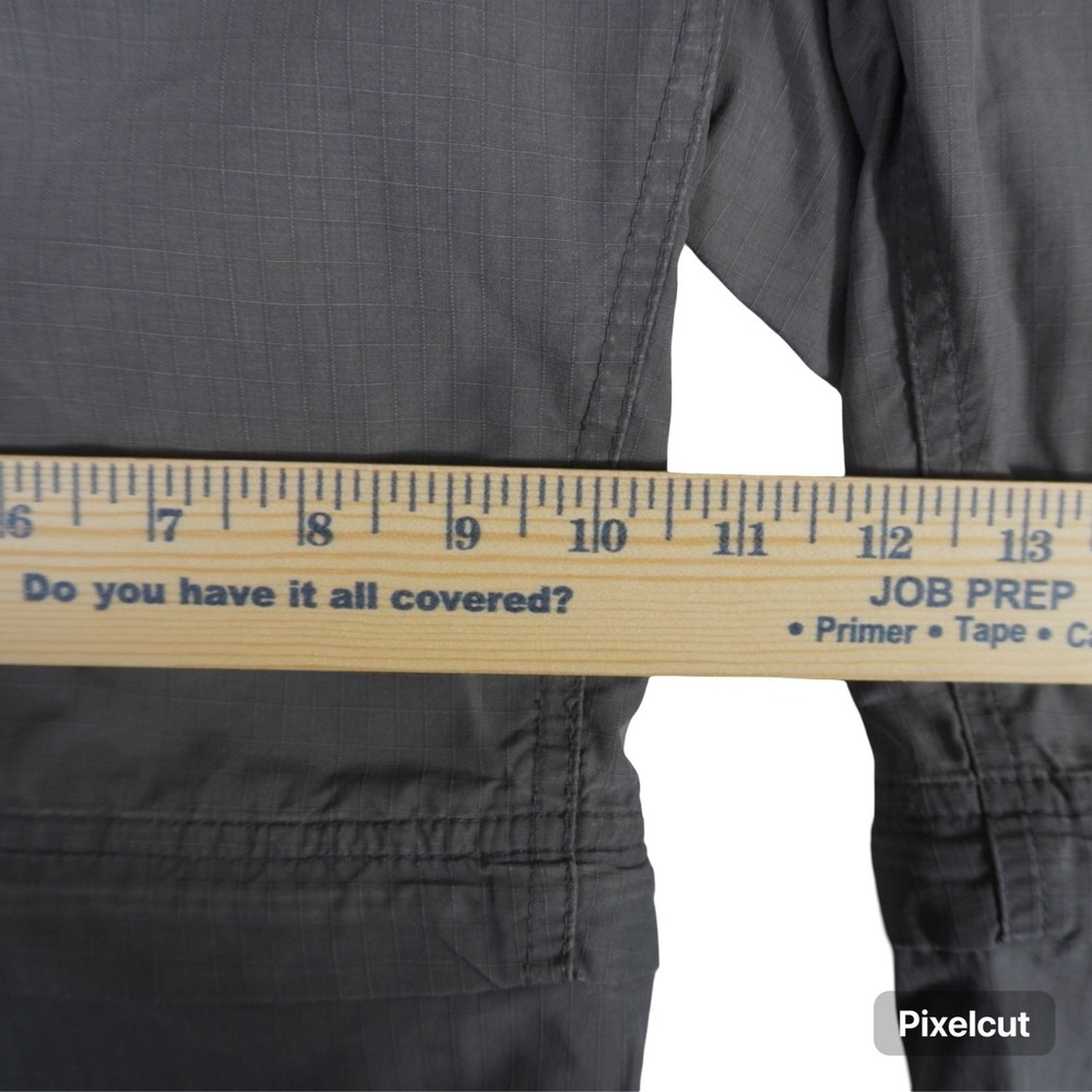 Columbia Convertible Pants Men S 32L Gray Comfort Ripstop Hiking Trekking Travel - Picture 9 of 16